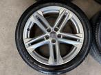 zeer mooie 19 inch originele velgen + zomerbanden Audi A6 A7, 19 inch, Audi, Gebruikt, 255 mm
