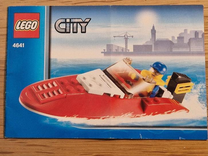 LEGO City Speedboot – 4641, Kinderen en Baby's, Speelgoed | Duplo en Lego, Gebruikt, Lego, Complete set, Ophalen