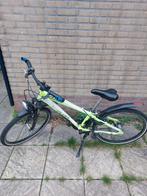 Flyke kinderfiets mountainbike neon geel 24 inch - gebruikt, Ophalen, Flyke, Handrem, Gebruikt
