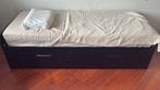 Ikea Brimnes uitschuifbaar 80x200 cm, Ophalen, Eenpersoons, Zwart, 80 cm
