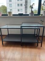 salontafels - Glas en Metaal IKEA, Huis en Inrichting, Ophalen, 50 tot 100 cm, Minder dan 50 cm, Rechthoekig