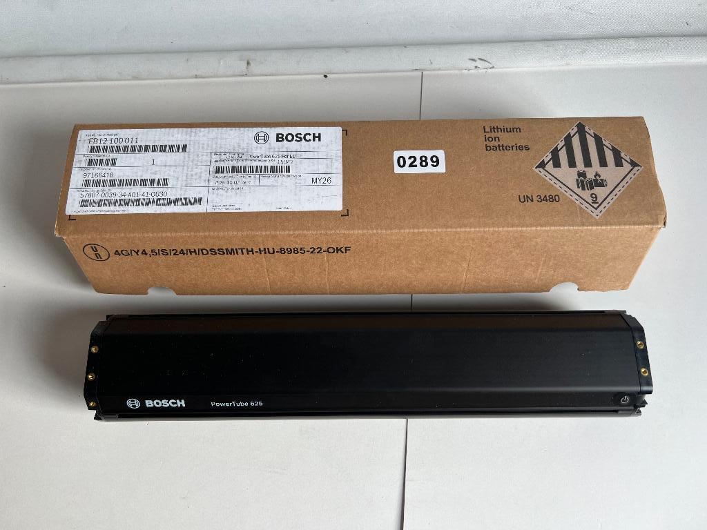 Bosch PoweTube 625 Horizontaal fietsaccu SMART systeem nieuw, Ophalen of Verzenden, Nieuw