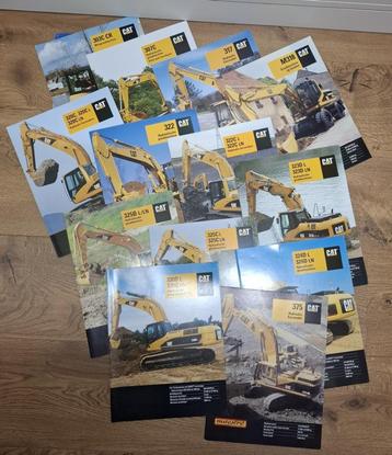 Cat graafmachine folders 13 x  beschikbaar voor biedingen