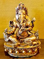 GANESHA BEELD NEPAL 24K VERGULD (1960-1965), Ophalen of Verzenden, Zo goed als nieuw, Religie
