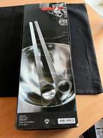 Net Stelton saladebestek, Ophalen of Verzenden, Gebruikt, Rvs of Chroom, Bestekset