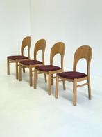 Set van 4 Morten eetkamerstoelen van Niels Koefoed, Huis en Inrichting, Stoelen, Ophalen, Hout, Zo goed als nieuw, Vier