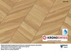 12mm dik Waterbestendig Hongaarsepunt laminaat Carmen Oak, Huis en Inrichting, Stoffering | Vloerbedekking, Bruin, 75 m² of meer