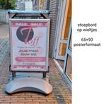 Stoepbord op wieltjes - 65x90 posterformaat, Ophalen