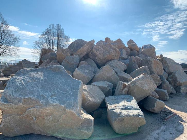 Klauterstenen Vijverstenen Oeverstenen Natuursteen rots XXL, Tuin en Terras, Grind, Keien en Split, Nieuw, Ophalen of Verzenden