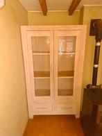 Vitrinekast / buffetkast White Wash, modern & landelijk, Ophalen, 100 tot 150 cm, 200 cm of meer, 25 tot 50 cm