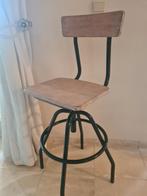 Vintage Industriële Schoolstoel / Barkruk, Antiek en Kunst, Ophalen
