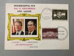Envelop Oostenrijk met 2 postzegels Wiener gipfel 1979., Ophalen of Verzenden, Envelop