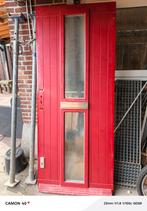 Rode Voordeur met Glas, Ophalen, Gebruikt, 80 tot 100 cm, Buitendeur