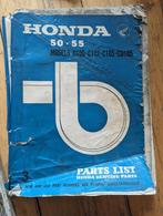 Honda c100 c102 c105 cd105 partslist, Fietsen en Brommers, Gebruikt, Ophalen of Verzenden