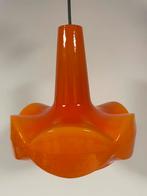 vintage hanglamp van Peill & Putzler, oranje opaline glas, Ophalen of Verzenden, Zo goed als nieuw, Glas, Minder dan 50 cm