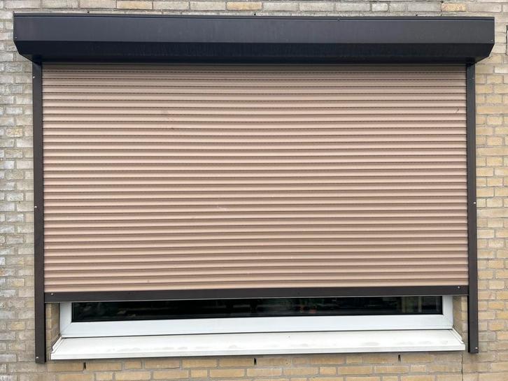 ROLLUIKEN, Doe-het-zelf en Verbouw, Rolluiken, Gebruikt, 150 tot 200 cm, 200 cm of meer, Bruin, Ophalen