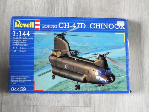 Revell Chinook CH-47D, Hobby en Vrije tijd, Modelbouw | Vliegtuigen en Helikopters, Zo goed als nieuw, Helikopter, 1:72 tot 1:144
