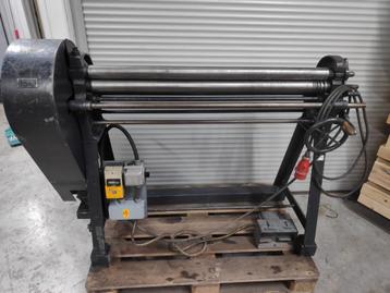 RAS elektrische plaatwals een meter breed max 1,5 plaatwerk beschikbaar voor biedingen