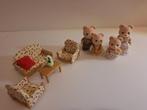 Familie beer en bankstel set, merk: sylvanian families, Ophalen of Verzenden