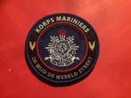 Badge van de Mariniers met klittenband, Ophalen of Verzenden, Marine, Nederland, Embleem of Badge