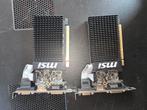 2x MSI GeForce GT 710 1GD3H LP Graphics Card '1GB DDR3, Computers en Software, Videokaarten, PCI-Express 2, GDDR3, Ophalen of Verzenden
