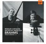 BRAHMS Violin sonatas 1-3 CD CAPUCON ANGELICH VIRGIN ZGAN, Kamermuziek, Ophalen of Verzenden, Zo goed als nieuw, Romantiek