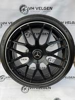 19 inch Mercedes AMG look velgen 5x112/5x100 goede banden!, Velg(en), Ophalen, 19 inch, Zomerbanden