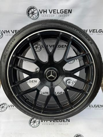 19 inch Mercedes AMG look velgen 5x112/5x100 goede banden! beschikbaar voor biedingen
