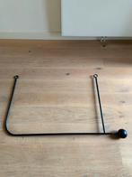 Plafond kledingrek metaal/hout - 115x71x7.5cm, Ophalen, Gebruikt, 100 tot 150 cm, Zwart