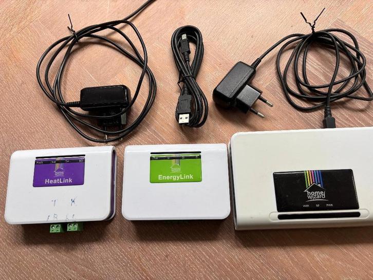 HomeWizard Hub (oude model) met EnergyLink en Heatlink, Hobby en Vrije tijd, Elektronica-componenten, Gebruikt, Ophalen of Verzenden