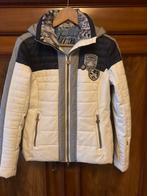 Sportalm witte jas met grijs en donkerblauw, ZGAN., Ophalen of Verzenden, Zo goed als nieuw, Maat 36 (S), Jack