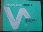 Honda CM400Tz Ta Az Aa 1980 motorcycle parts catalogue CM400, Motoren, Ophalen of Verzenden, Honda