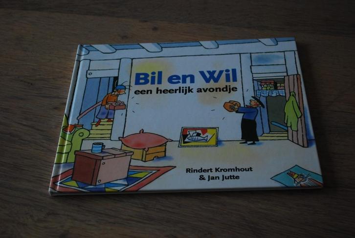 Boek - Bil en Wil - Een heerlijk avondje - Rindert Kromhout, Diversen, Sinterklaas, Zo goed als nieuw, Ophalen of Verzenden