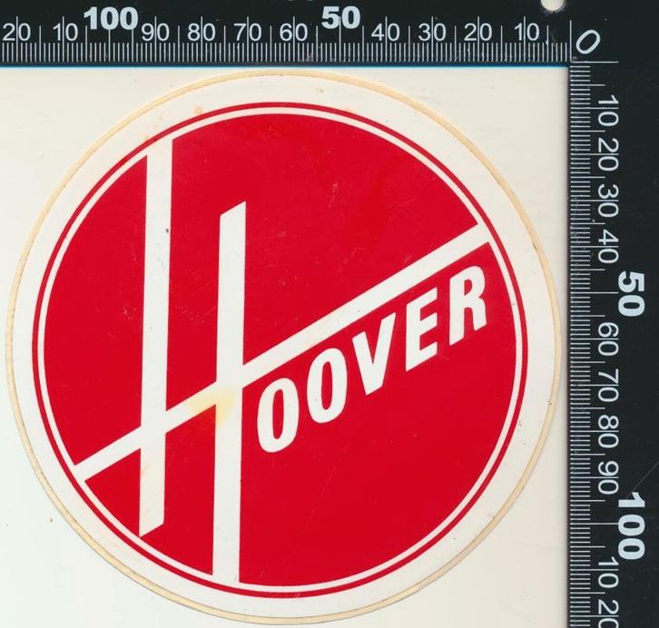 Sticker: Hoover, Verzamelen, Stickers, Zo goed als nieuw, Bedrijf of Vereniging, Ophalen of Verzenden