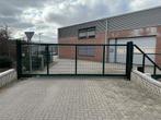 Schuifpoort vrijdragend 6130x2000 mm groen, Tuin en Terras, Tuinpoorten, Ophalen, Staal, 200 cm of meer, Schuifpoort