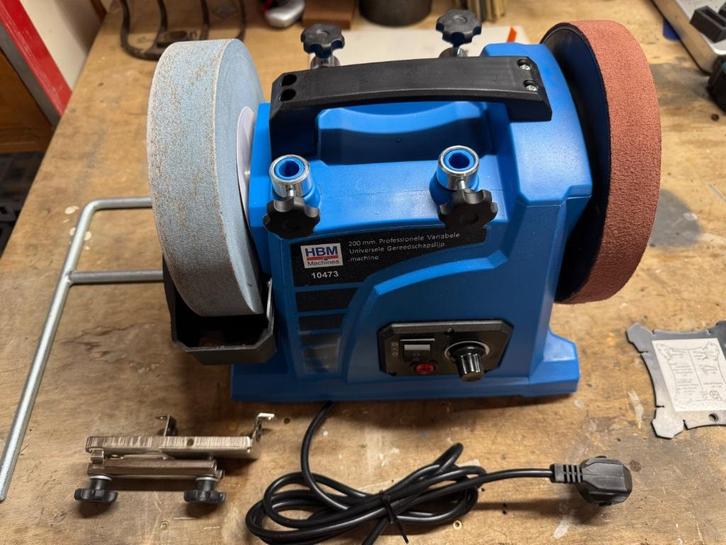 Gereedschap slijpmachine HBM  (natslijpen)prijs verlaagd !!!, Doe-het-zelf en Verbouw, Gereedschap | Slijpmachines, Zo goed als nieuw