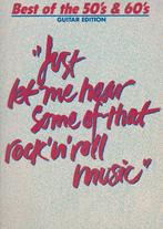 Best of the 50's & 60's - GUITAR EDITION, Muziek en Instrumenten, Bladmuziek, Ophalen of Verzenden, Gebruikt, Artiest of Componist