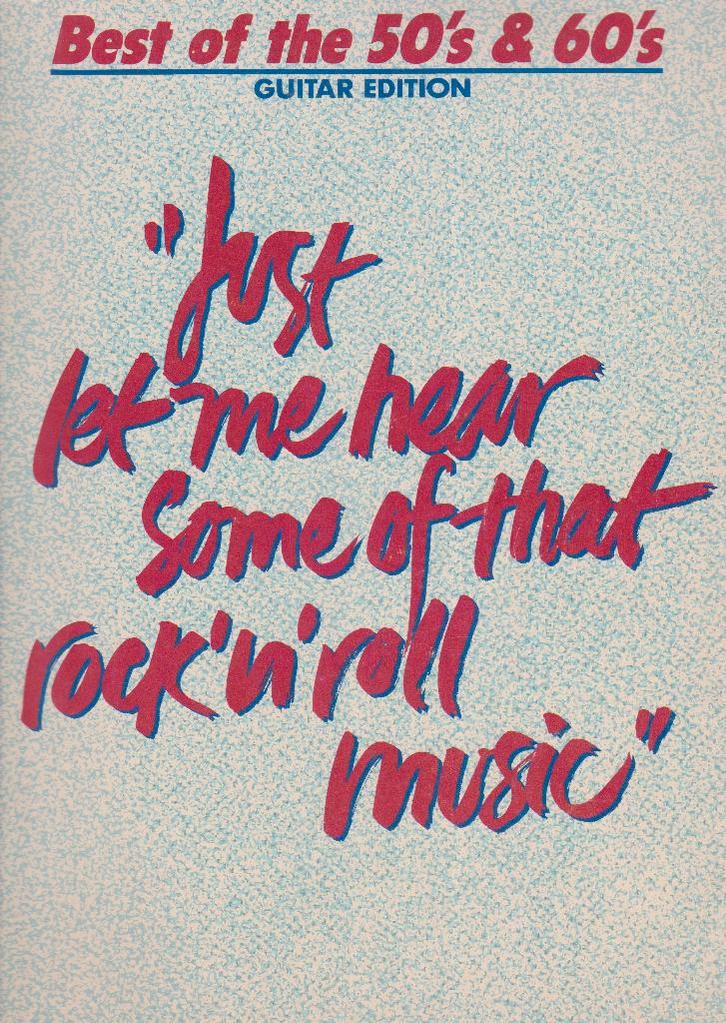 Best of the 50's & 60's - GUITAR EDITION, Muziek en Instrumenten, Bladmuziek, Gebruikt, Artiest of Componist, Populair, Ophalen of Verzenden