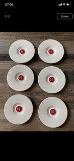 18 Douwe Egberts schotels, Huis en Inrichting, Keuken | Servies, Ophalen of Verzenden, Zo goed als nieuw, Overige stijlen, Kop(pen) en/of Schotel(s)