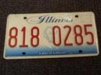 Kentekenplaat licenseplate Illinois Abraham Lincoln no 2 USA, Verzamelen, Automerken, Motoren en Formule 1, Verzenden, Gebruikt