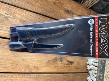 nieuwe imax fileer messen met slijper er bij ! 12,5cm lemmet beschikbaar voor biedingen