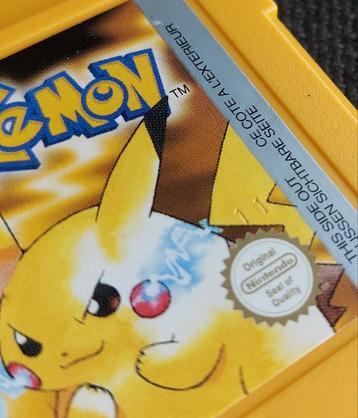 Pokemon Yellow ZGAN nieuwe save batterij  beschikbaar voor biedingen