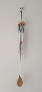 Windgong, blank hout, windspel, wood, Ophalen of Verzenden, Nieuw