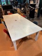 Goedkoop !!! Grote lange houten  tafel, Huis en Inrichting, Tafels | Eettafels, Ophalen, Gebruikt, 200 cm of meer, 50 tot 100 cm