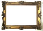 Brocante goudkleurige houten schilderijlijst: 73,5 x 54 (cm), Huis en Inrichting, Woonaccessoires | Lijsten, Ophalen of Verzenden