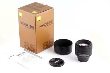 Nikon 85mm 1.8 af s g demo model 2 jaar garantie beschikbaar voor biedingen