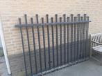 Hekwerk antraciet ijzeren 2 stuks Lees beschrijving, Tuin en Terras, Tuinhekken en Hekwerk, Ophalen, Zo goed als nieuw, IJzer