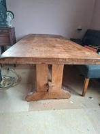 kloostertafel teakhout, Huis en Inrichting, Tafels | Eettafels, Gebruikt, Teakhout, 200 cm of meer, Ophalen of Verzenden