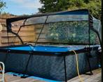 Exit zwembad stone grijs 200x300x65 met pomp, Tuin en Terras, Zwembad-toebehoren, Ophalen, Gebruikt