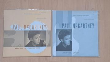 Paul McCartney 2 maxi singles 12" vinyl (Beatles) beschikbaar voor biedingen